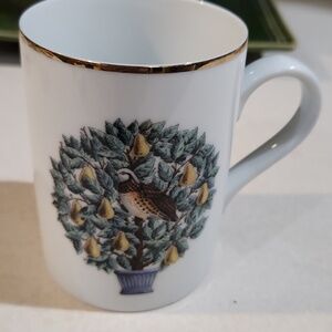 AVON Partridge In A Pear Tree 6 Oz Mug Vintage Collectible